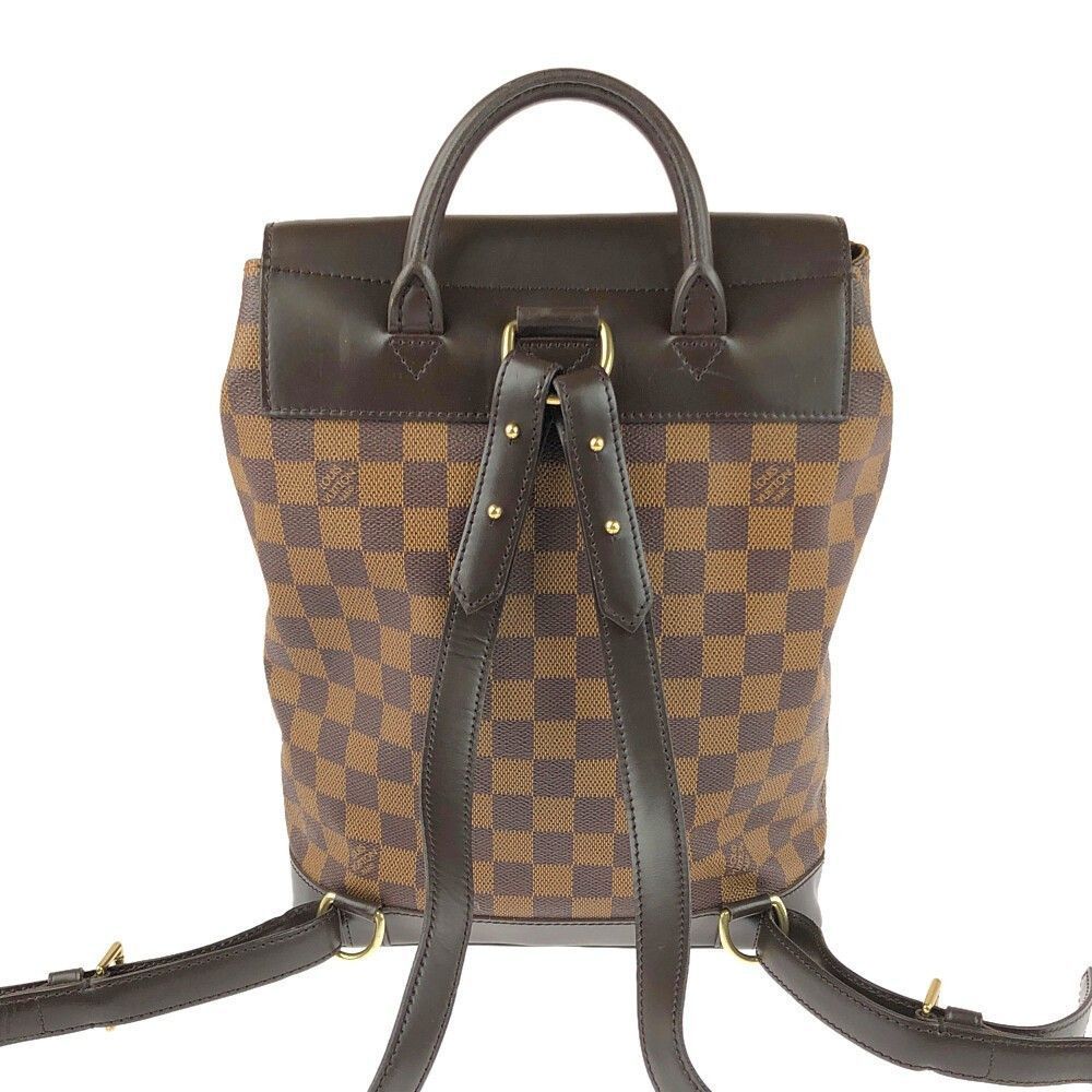 Louis Vuitton Damier Soho Rucksack Backpack Bag Brown - Picture 2 of 5